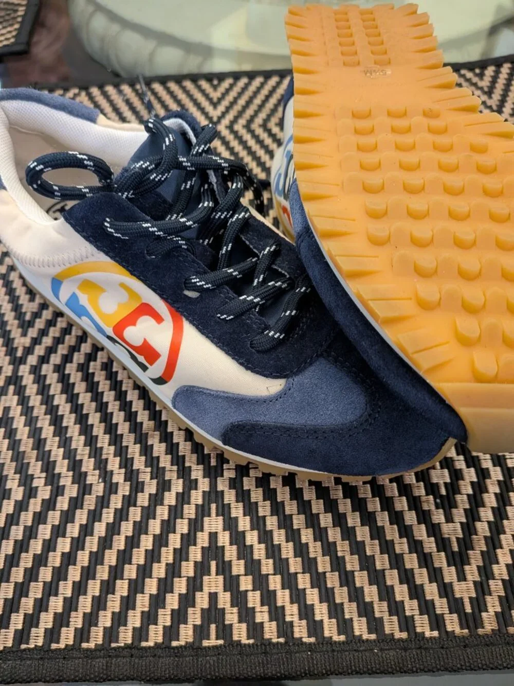Tory Burch Retro Annie Training Sneakers Shoes NEW SZ 5.5